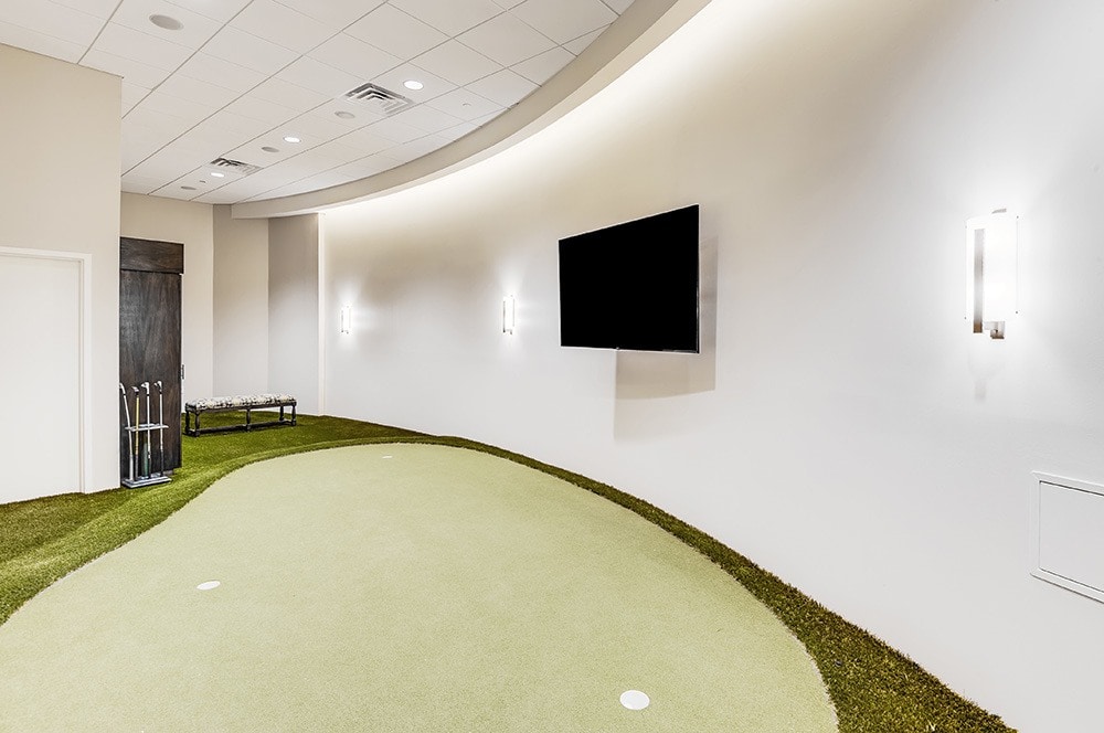 GOLF SIMULATOR putting green