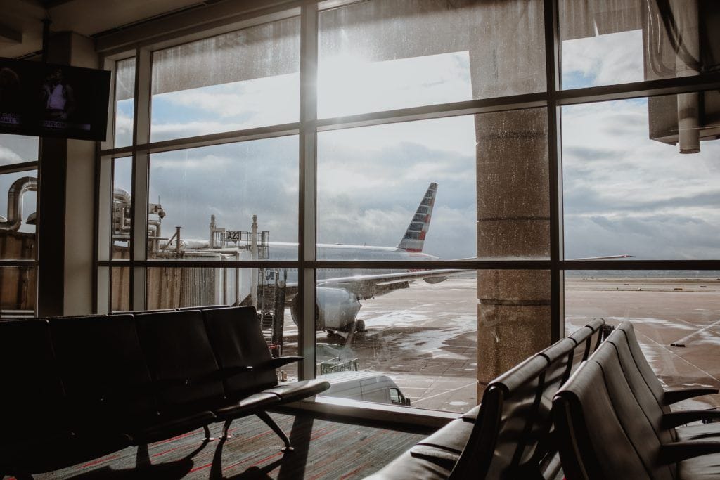 industrial - airport and airplane