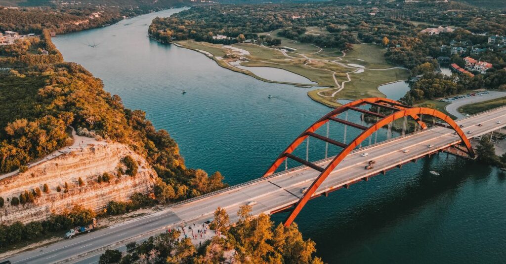 keep austin weird - Percy V. Pennybacker Jr. Bridge in Austin, Texas - 360 Bridge